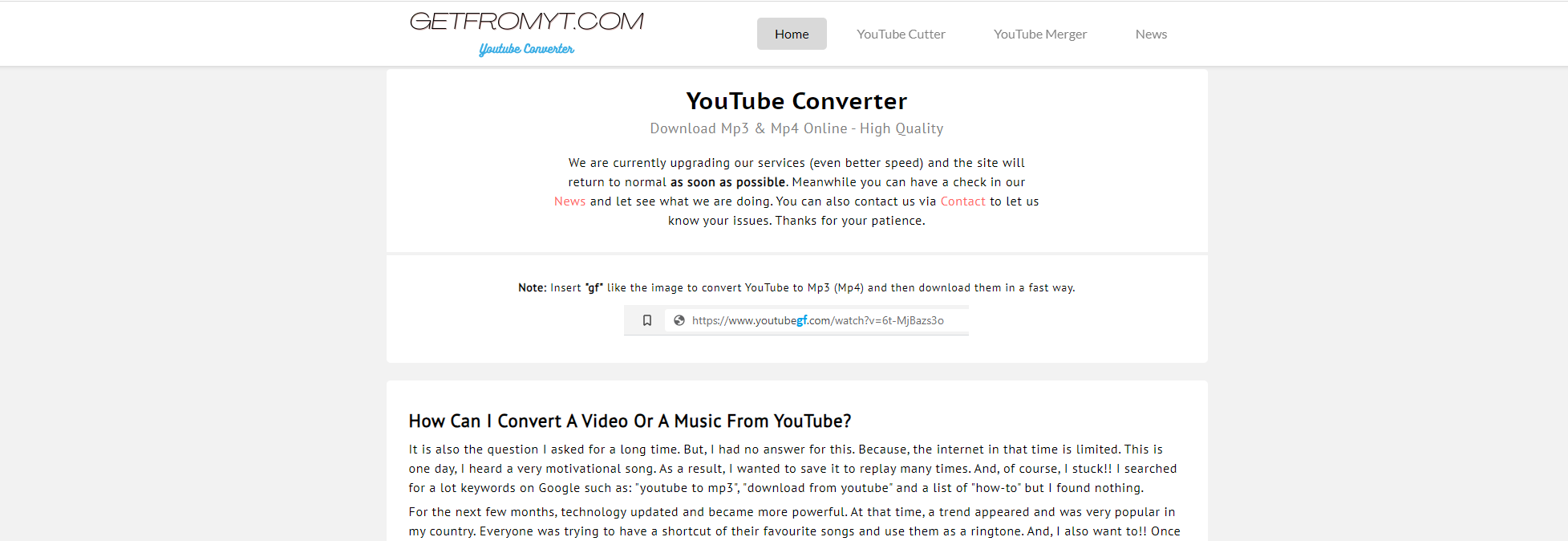 Getfromyt project preview 5