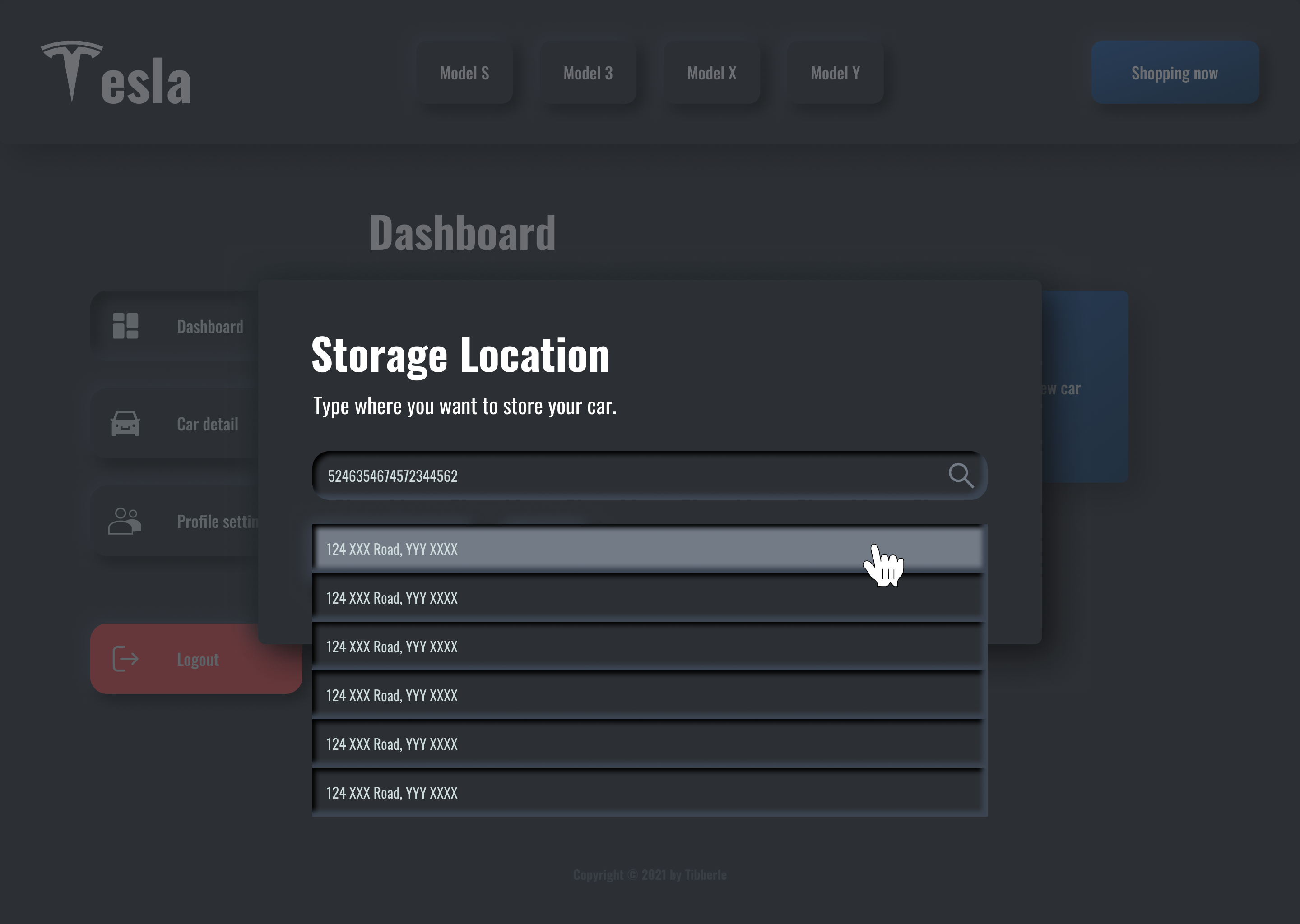 Tesla Redesign project preview 6