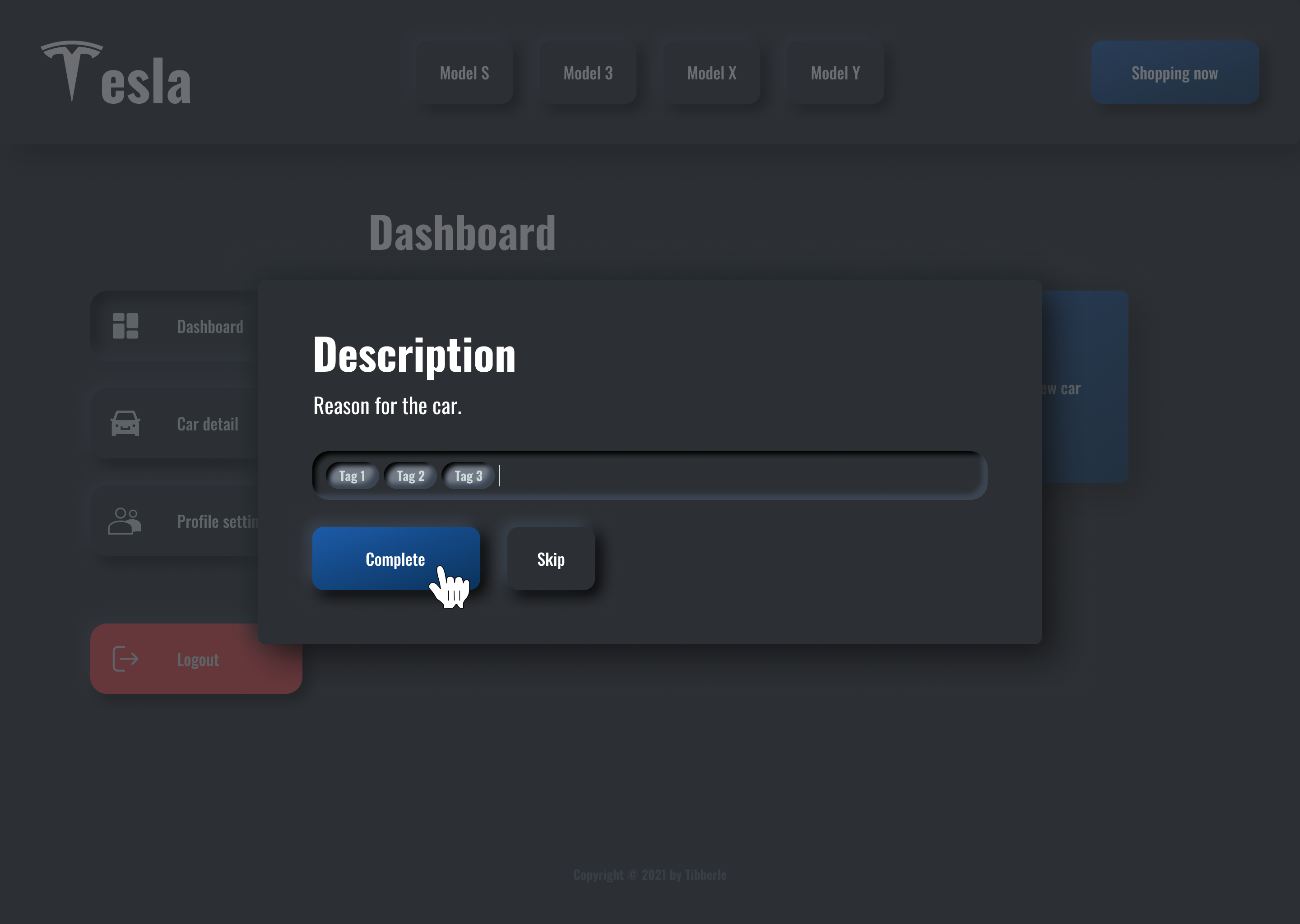 Tesla Redesign project preview 7