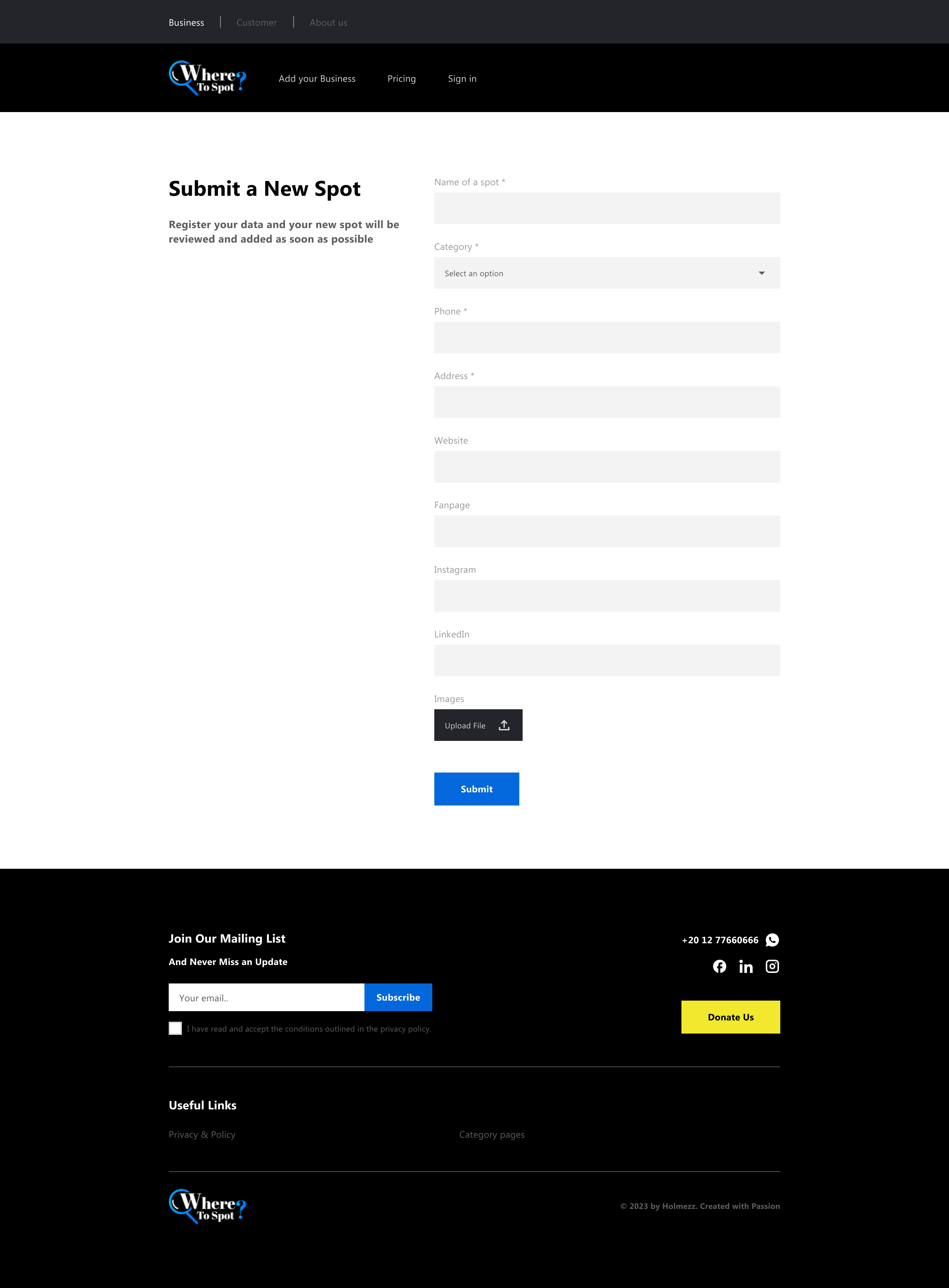 Where To Spot project preview 3